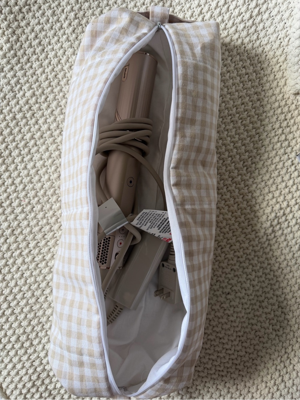 Gingham Hot Tools Bag🤍 - Picture 2 of 6